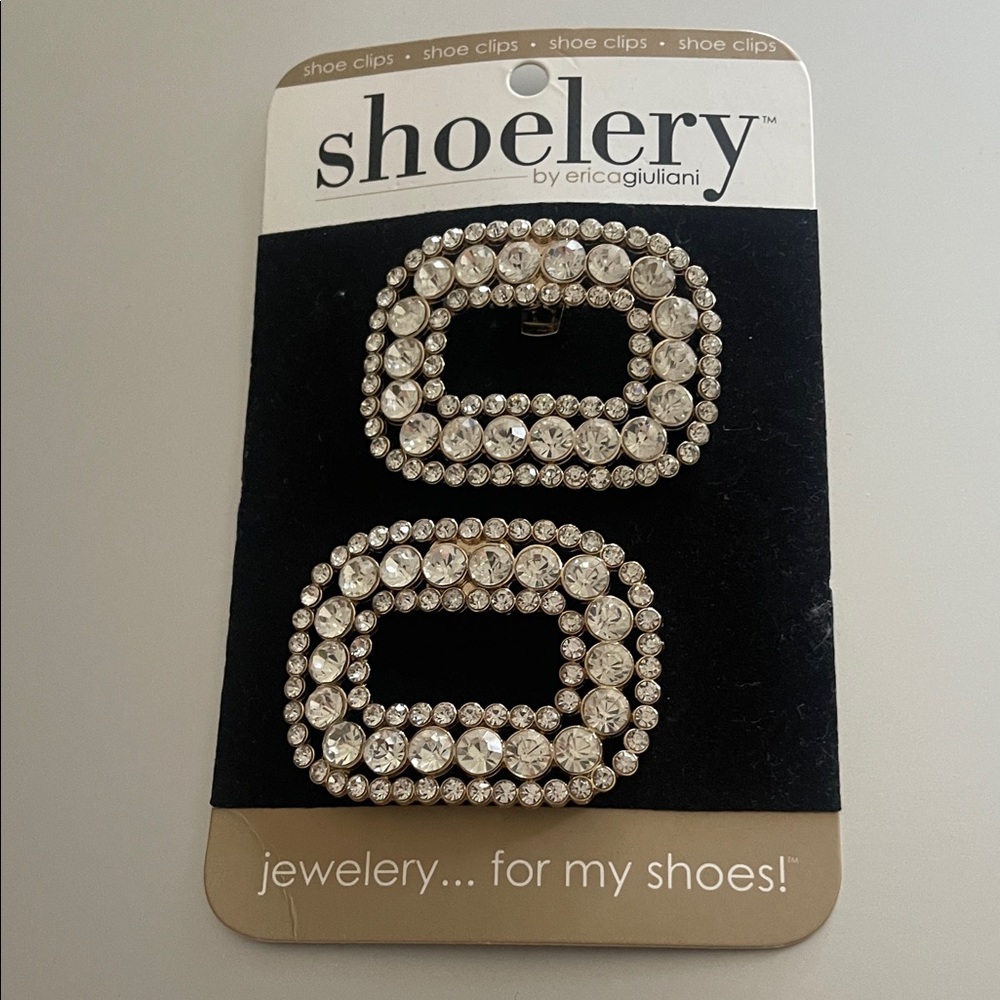 Shoelery by Erica Giuliani Crystal Shoe Clips